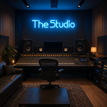 The Studio Wall Decor LED Neon Sign size image