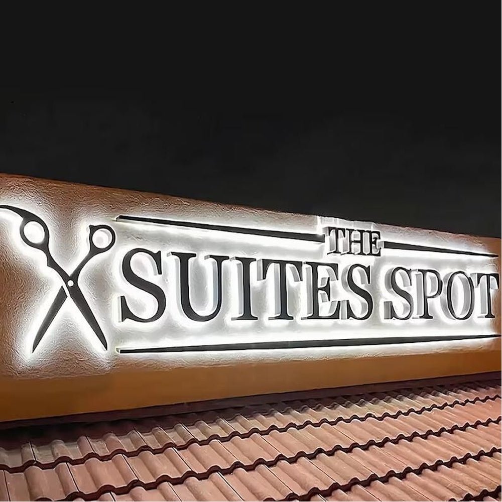 The Suites Spot Logo 3D Backlit Channel Letters Led Light Sign - Shineneon