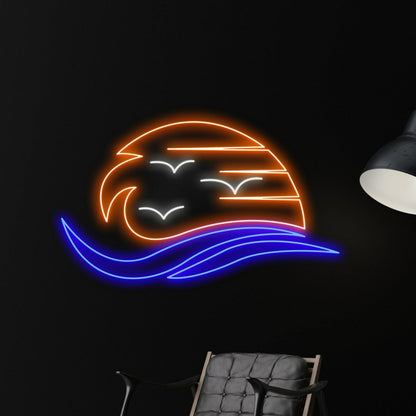 The Sun Led Sign Summer Beach Lover Neon Light - Shineneon
