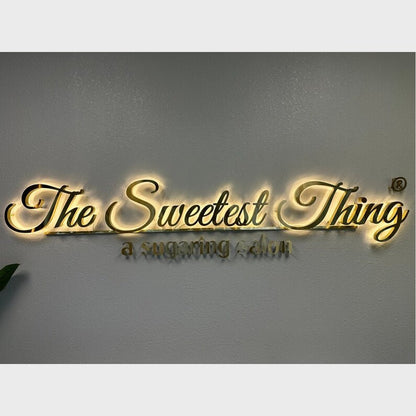 The Sweetest Thing 3D Backlit Channel Letters Led Light Sign - Shineneon