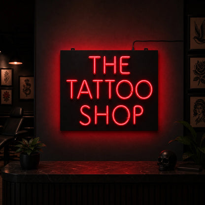 The Tattoo Shop LED Neon Sign high-converting product image