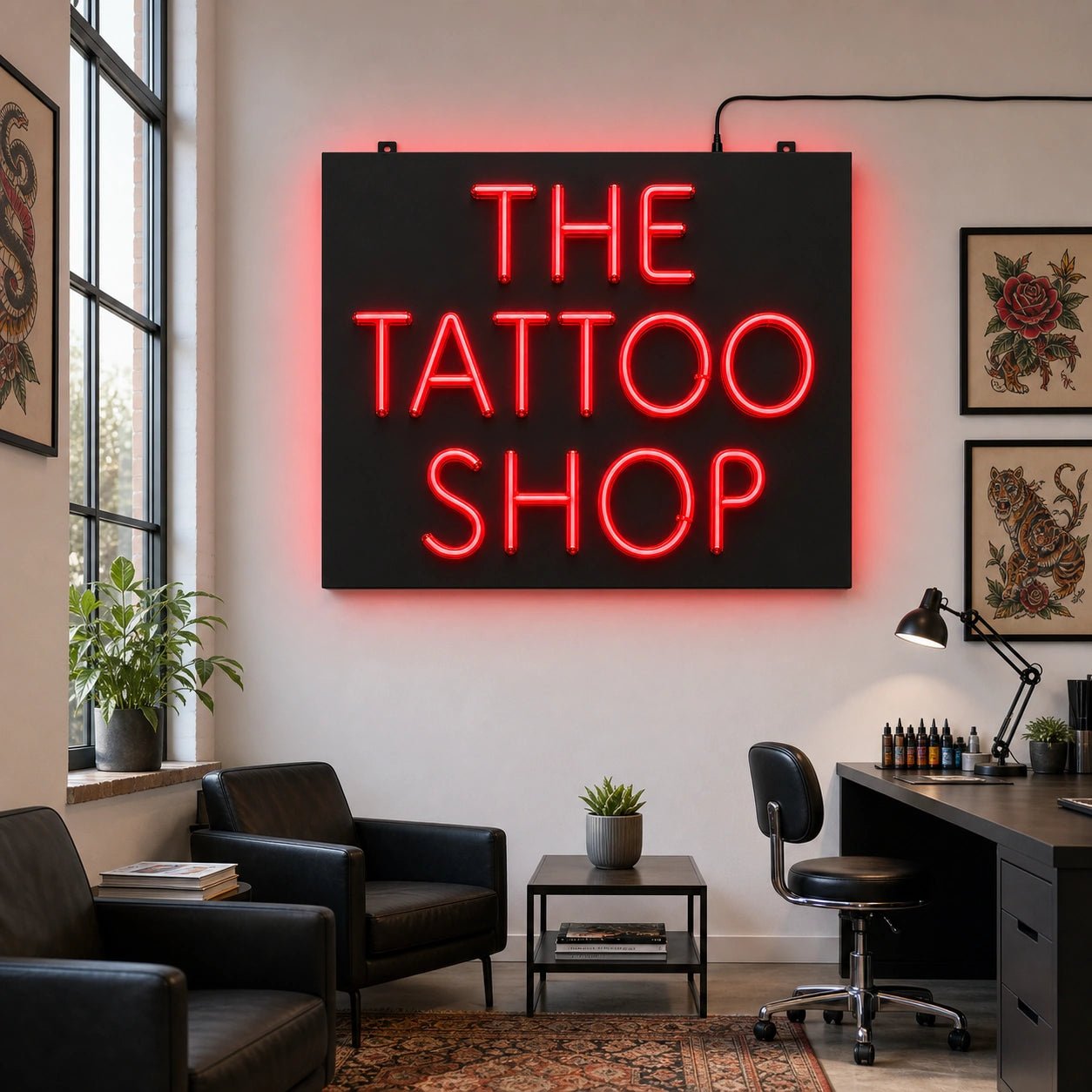 The Tattoo Shop LED Neon Sign - Shineneon