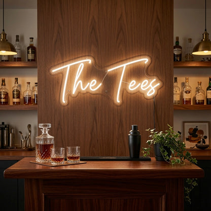 The Tees LED Neon Sign - 02 High-Converting Product Image