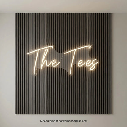 The Tees LED Neon Sign - 04 Size Image