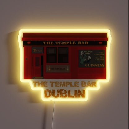 The Temple Bar Irish Pub Rgb Led Neon Sign - Shineneon