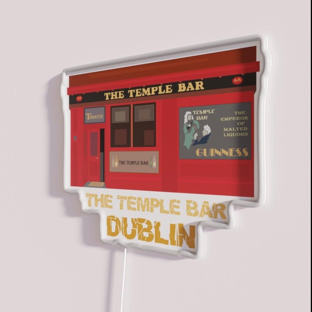 The Temple Bar Irish Pub Rgb Led Neon Sign - Shineneon