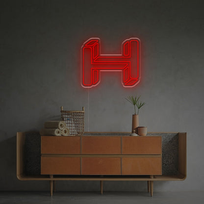 The Three-Dimensional Letter H Led Neon Sign | Shineneon