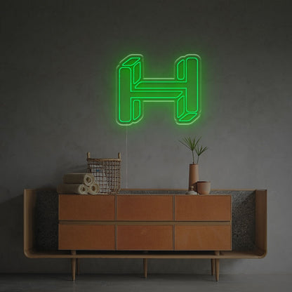 The Three-Dimensional Letter H Led Neon Sign | Shineneon