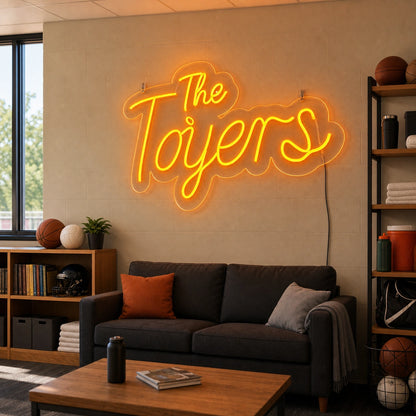 The Tigers LED Neon Sign real lifestyle scene