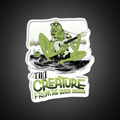 The Tiki Creature From Black Lagoon Cocktail Bar Decor Led Neon Sign Rgb Color - Shineneon
