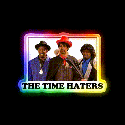 The Time Haters Fast Food Led Neon Sign For Burger Place Rgb Color - LED neon sign close-up detail
