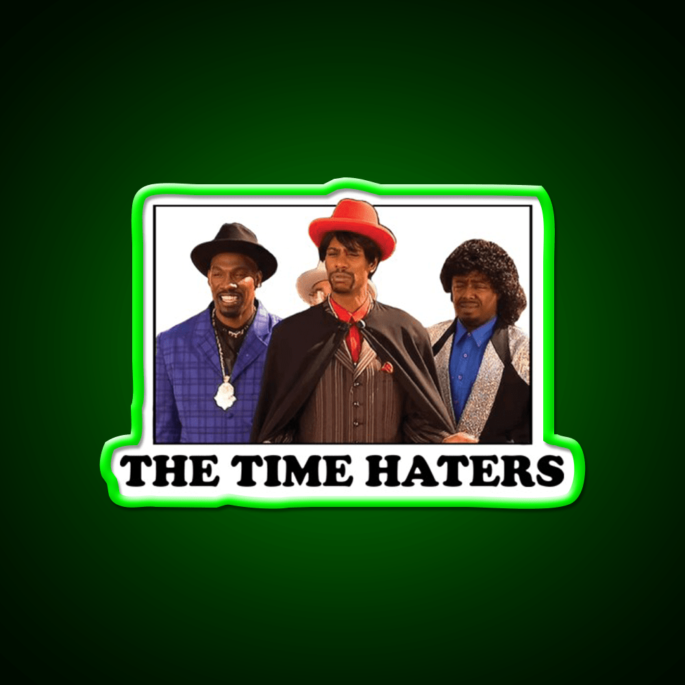 The Time Haters Fast Food Led Neon Sign For Burger Place Rgb Color - Shineneon