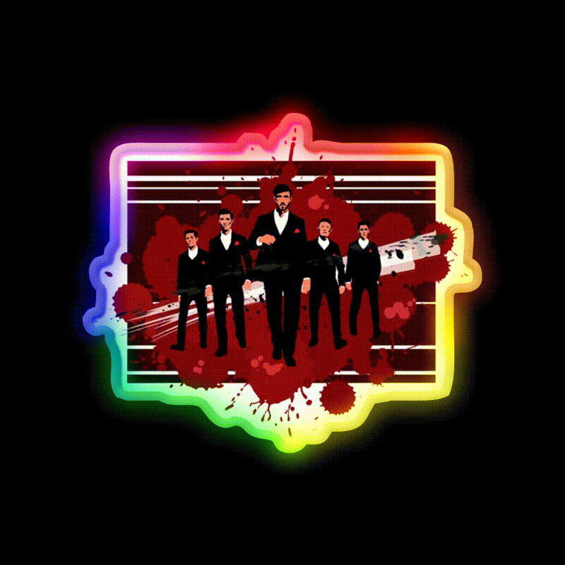 The Tong Asian Cultural Led Neon Sign Rgb Color - LED neon sign close-up detail
