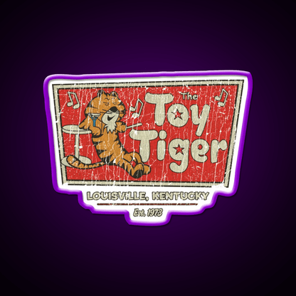 The Toy Tiger Louisville Cocktail Bar Decor Led Neon Sign Rgb Color - Shineneon