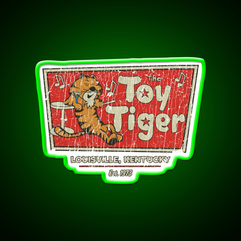 The Toy Tiger Louisville Cocktail Bar Decor Led Neon Sign Rgb Color - Shineneon