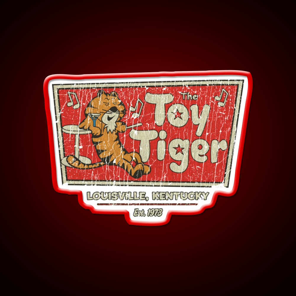The Toy Tiger Louisville Cocktail Bar Decor Led Neon Sign Rgb Color - Shineneon