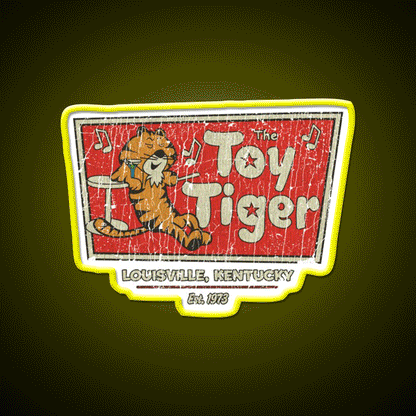 The Toy Tiger Louisville Cocktail Bar Decor Led Neon Sign Rgb Color