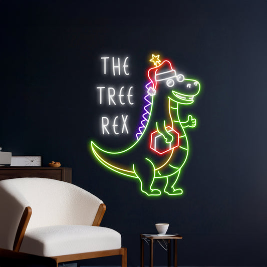 The Tree Rex Neon Sign Room Wall Decor