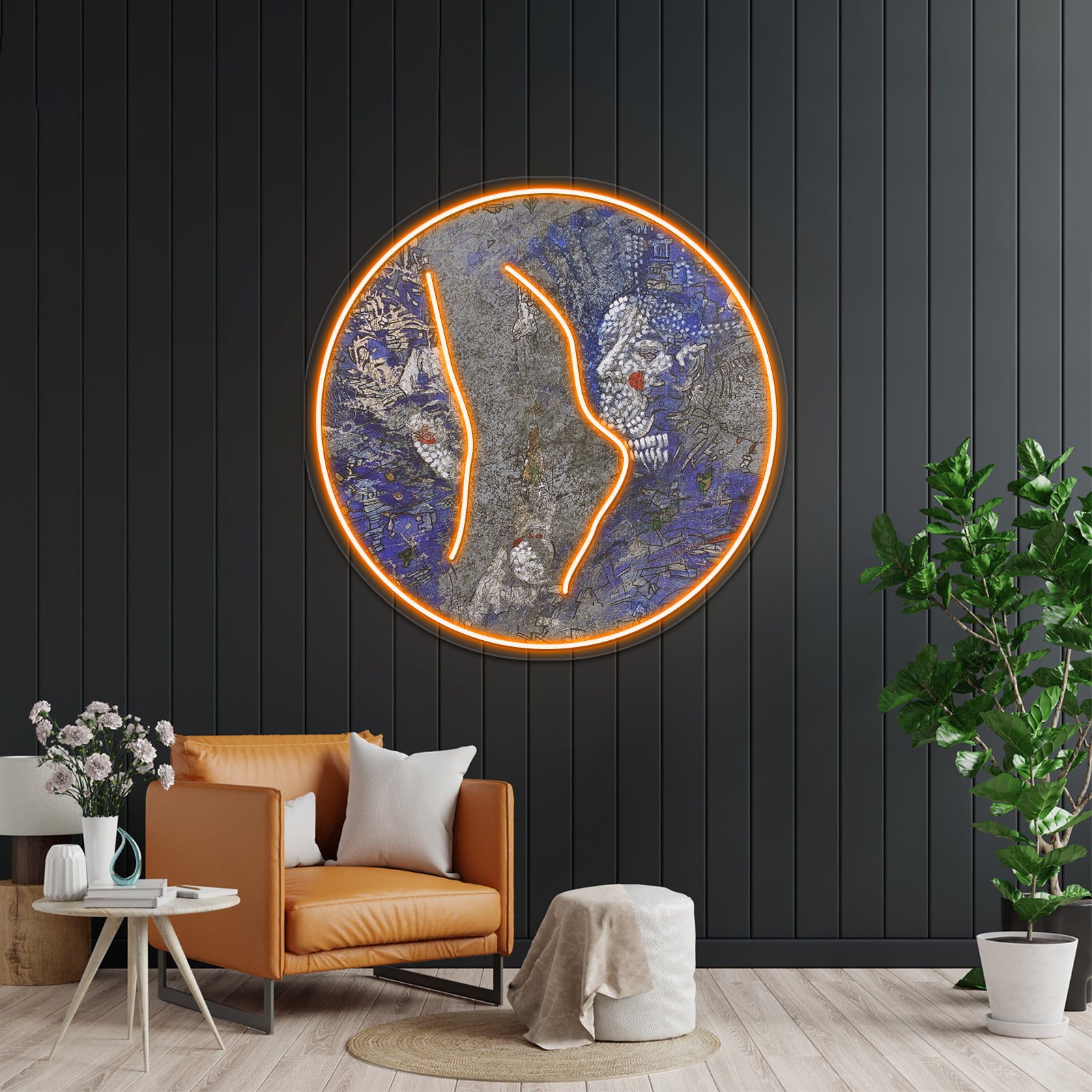 The Two Faces Wall Artwork Neon Signs | Shineneon