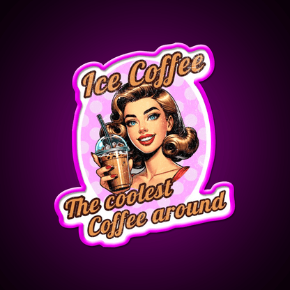 The Ultimate Ice Coffee Experience Cafe Led Neon Sign Espresso Bar Art Rgb Color - Shineneon