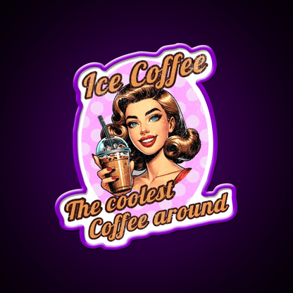 The Ultimate Ice Coffee Experience Cafe Led Neon Sign Espresso Bar Art Rgb Color - Shineneon