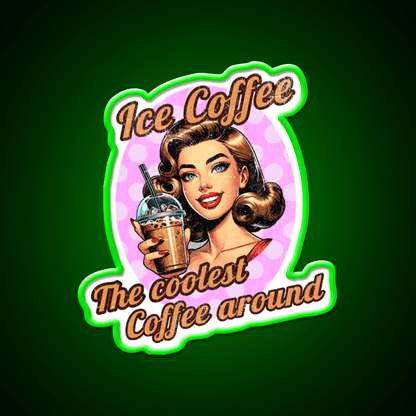 The Ultimate Ice Coffee Experience Cafe Led Neon Sign Espresso Bar Art Rgb Color - Shineneon