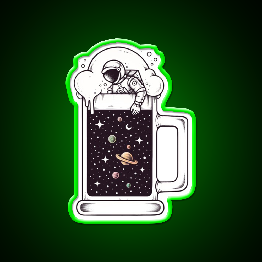 The Universe Is Lit Beer Bar Decor Led Neon Sign Rgb Color - LED neon sign view 8