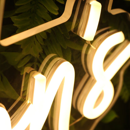 The Vaughns Est 6 - 24 - 23 Yellow Led Neon Sign - Shineneon