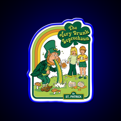 The Very Drunk Leprechaun Beer Bar Decor Led Neon Sign Rgb Color - LED neon sign view 5