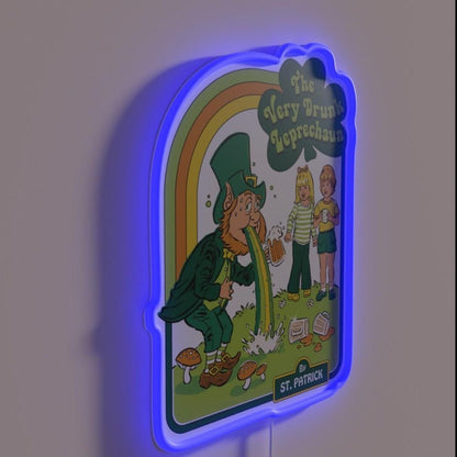 The Very Drunk Leprechaun Rgb Led Neon Sign - Shineneon