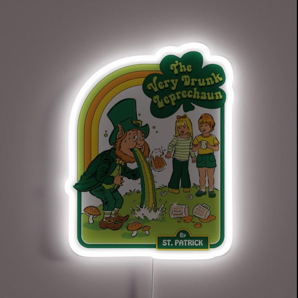 The Very Drunk Leprechaun Rgb Led Neon Sign - Shineneon