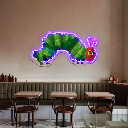 The Very Hungry Caterpillar Wall Artwork Neon Signs