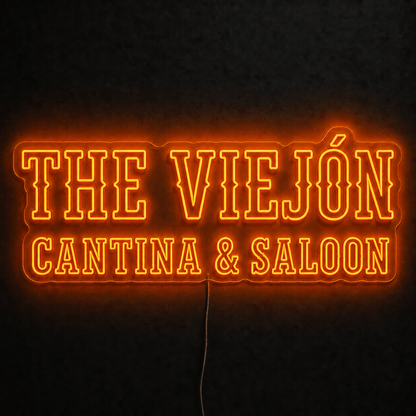 THE VIEJÓN – CANTINA & SALOON Custom LED Neon Sign - Shineneon