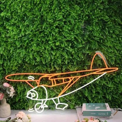 The Vintage Plane Custom Led Neon Sign - Shineneon