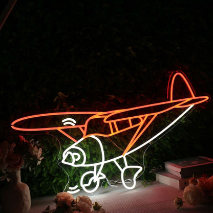 The Vintage Plane Custom Led Neon Sign | Shineneon