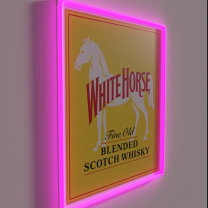 The White Horse Good Drink Rgb Led Neon Sign - Shineneon