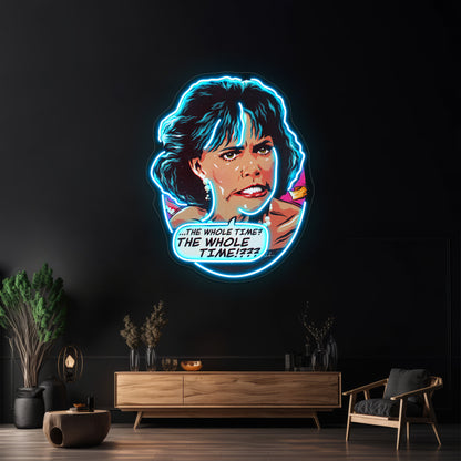 The Whole Time Artwork Personalized Neon Signs