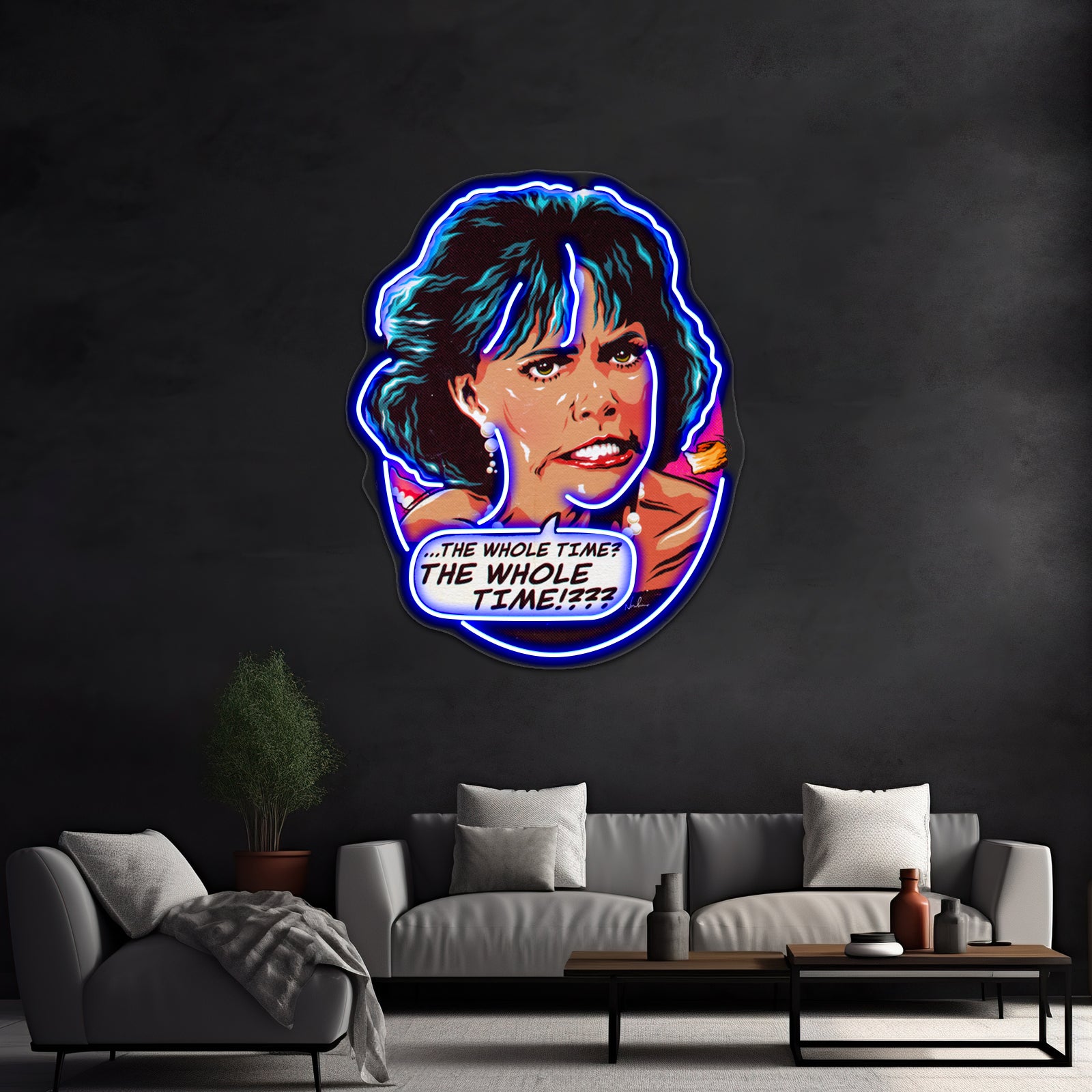The Whole Time Artwork Personalized Neon Signs | Shineneon