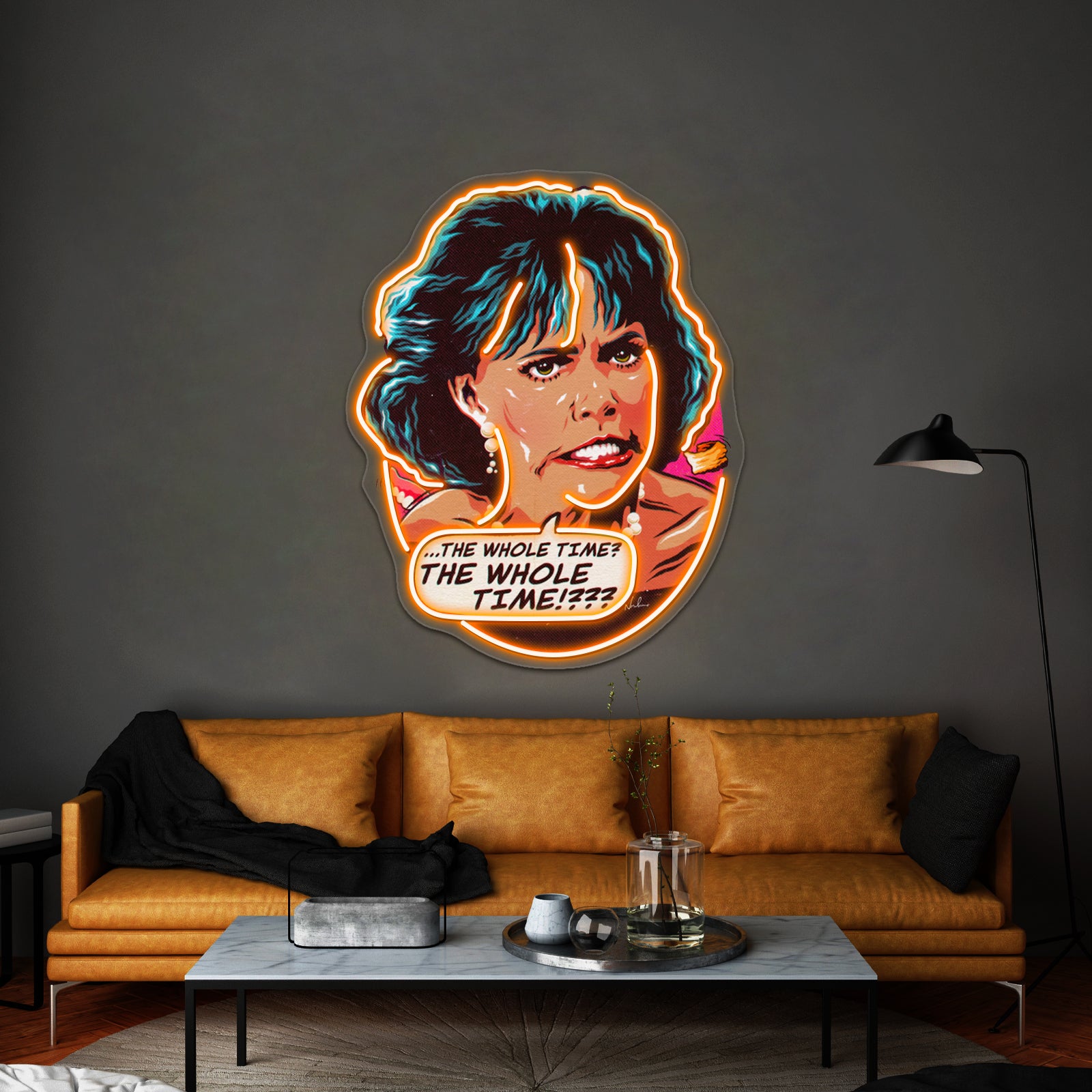 The Whole Time Artwork Personalized Neon Signs | Shineneon