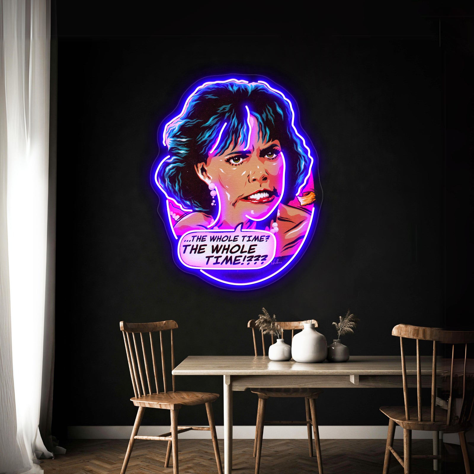 The Whole Time Artwork Personalized Neon Signs | Shineneon