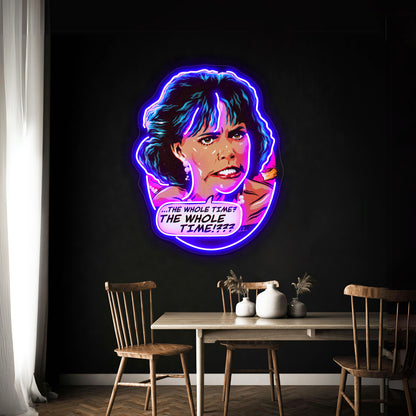 The Whole Time Artwork Personalized Neon Signs