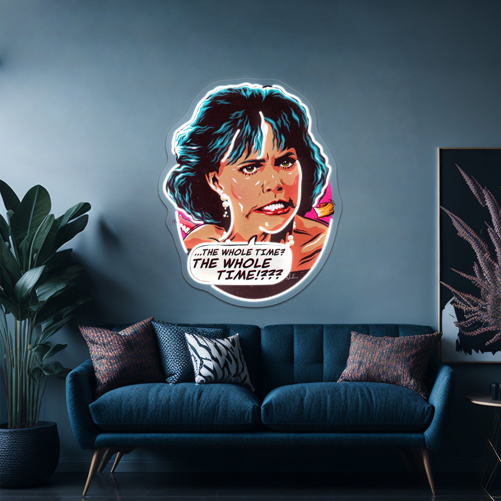 The Whole Time Artwork Personalized Neon Signs | Shineneon