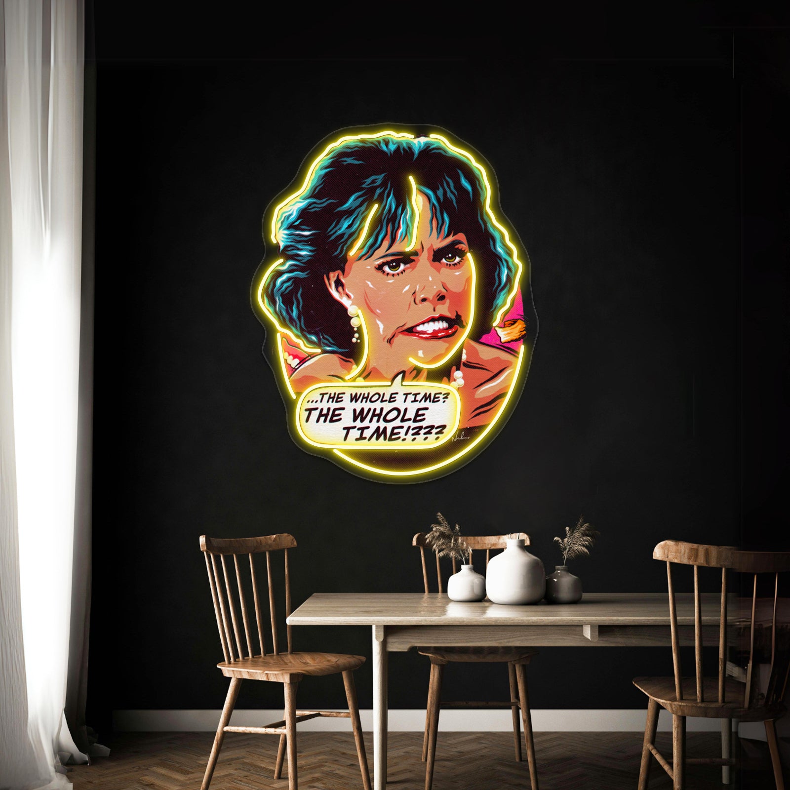 The Whole Time Artwork Personalized Neon Signs | Shineneon