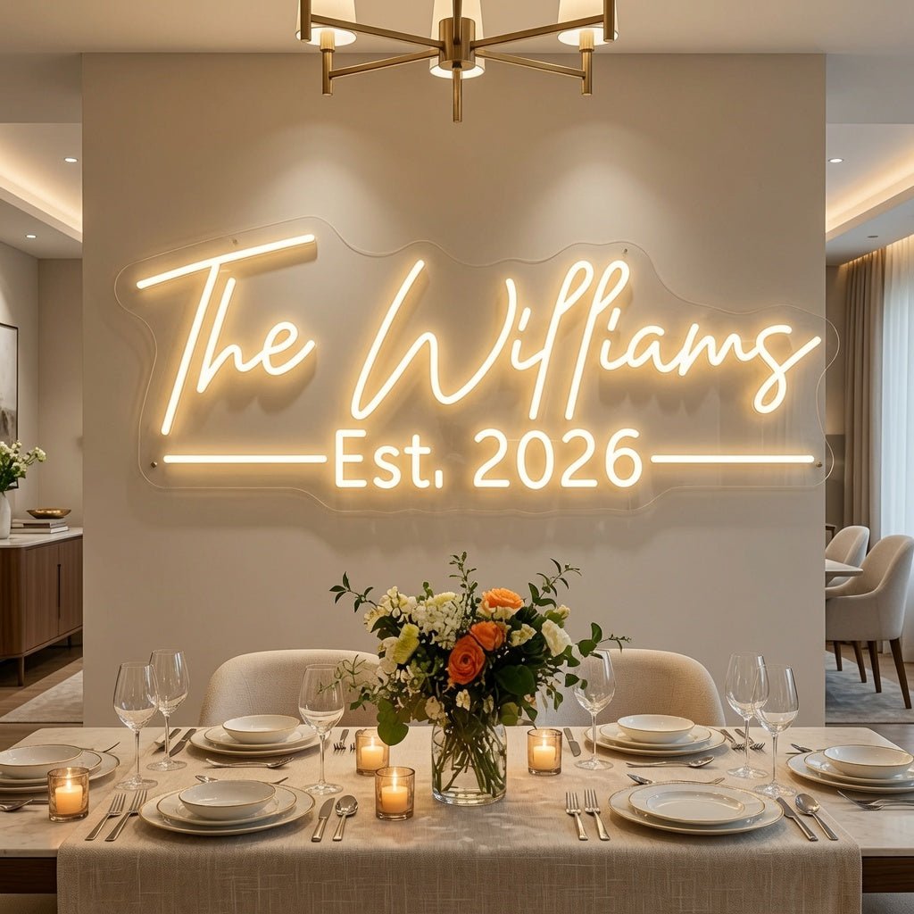 The Williams Est 2026 LED Neon Sign - Shineneon