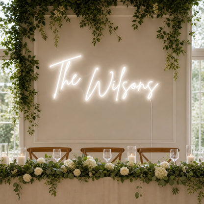 The Wilsons LED Neon Sign real lifestyle scene