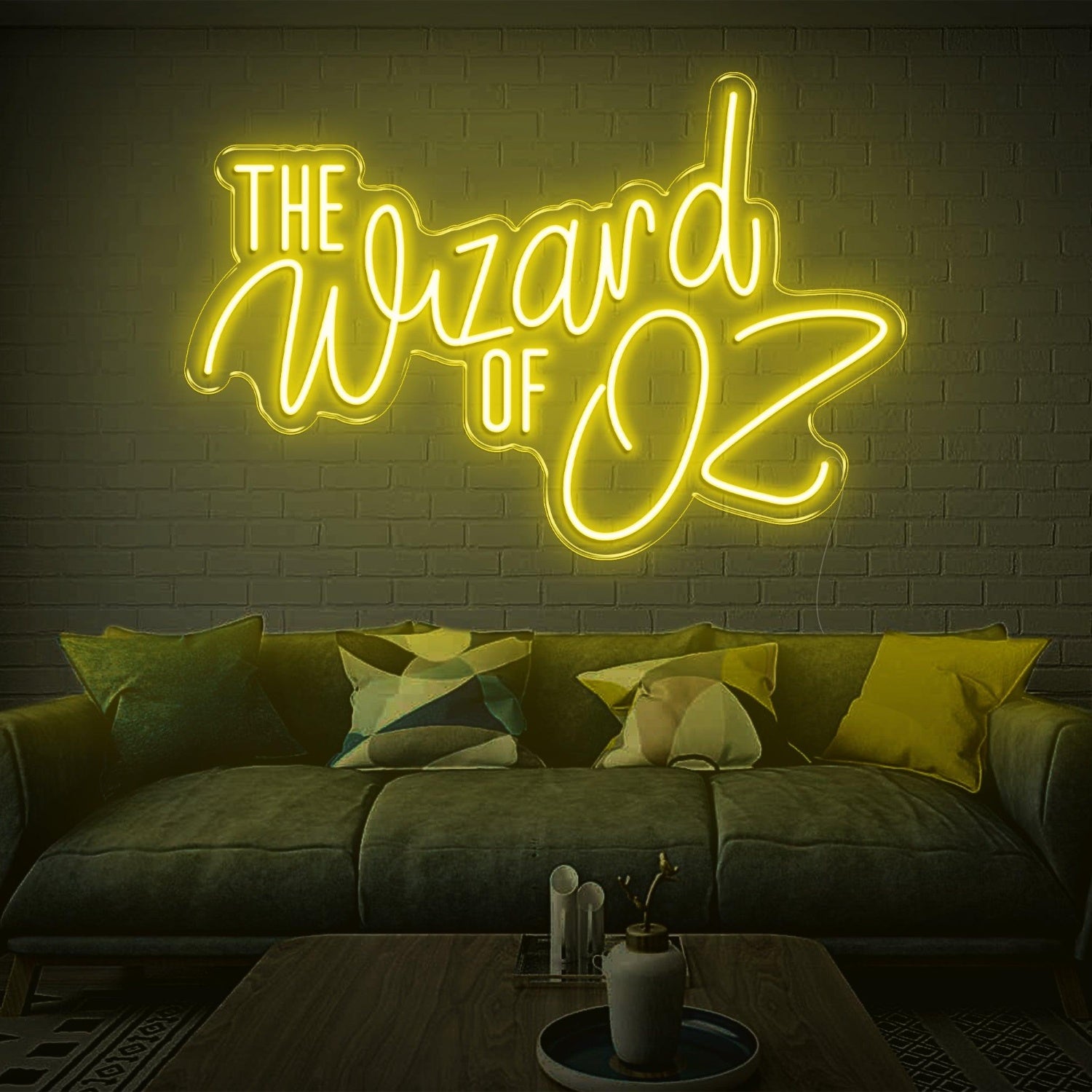 The Wizard Of Oz Blue Glowing Outline Led Neon Sign For Movie Theme Room | Shineneon