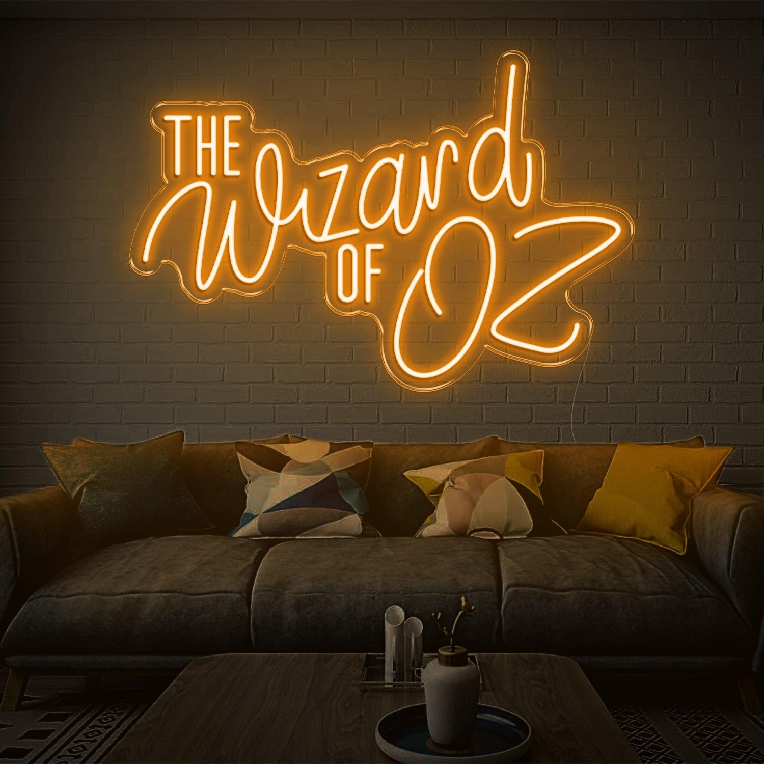 The Wizard Of Oz Blue Glowing Outline Led Neon Sign For Movie Theme Room | Shineneon