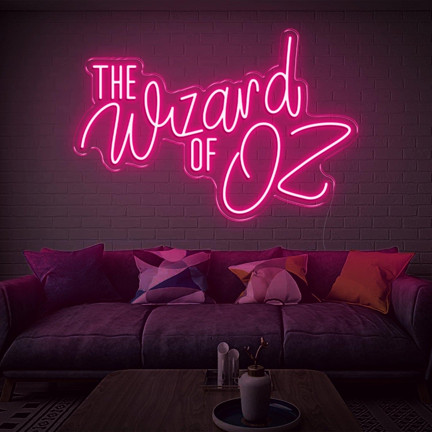 The Wizard Of Oz Blue Glowing Outline Led Neon Sign For Movie Theme Room | Shineneon