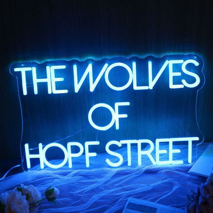 The Wolves Of Hopf Street Led Neon Sign | Shineneon