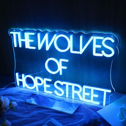 The Wolves Of Hopf Street Led Neon Sign | Shineneon